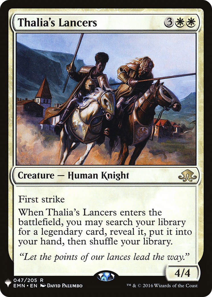 Thalia's Lancers (PLST-EMN-47) - The List