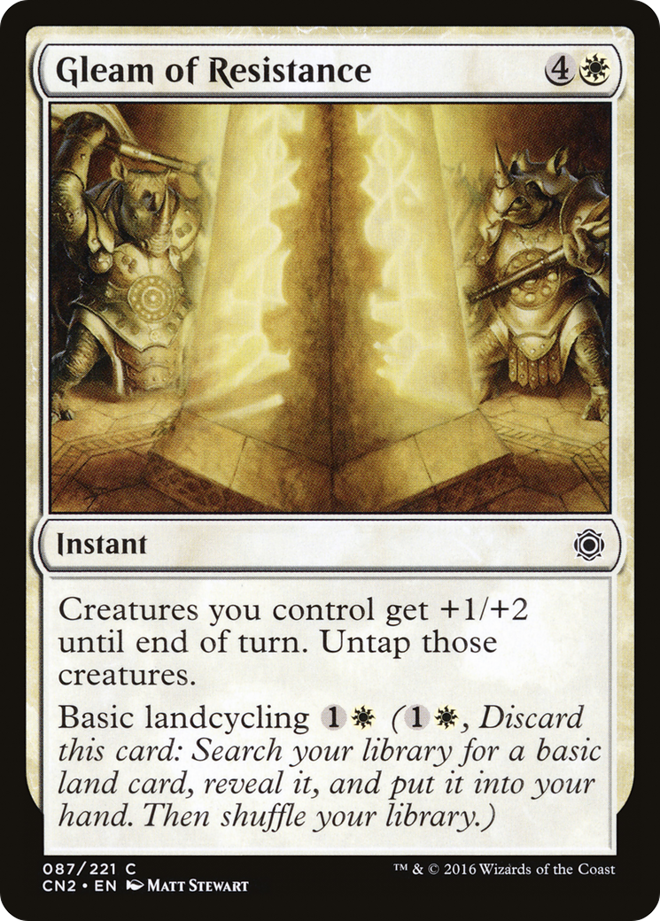Gleam of Resistance (CN2-087) - Conspiracy: Take the Crown