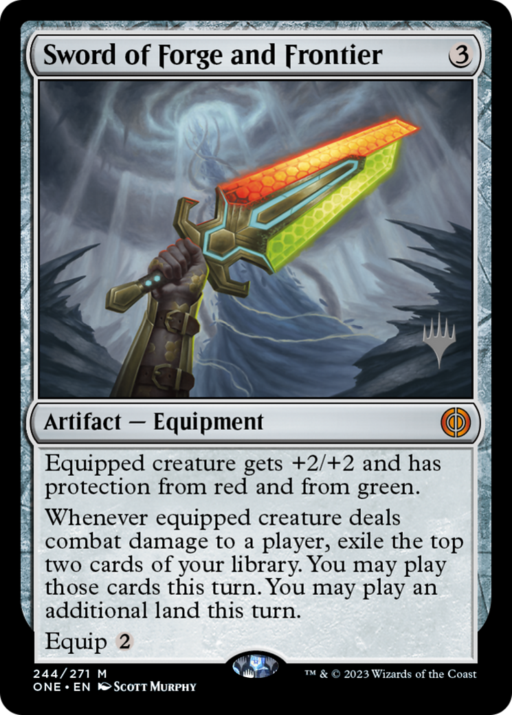 Sword of Forge and Frontier (PPONE-244) - Phyrexia: All Will Be One Promos