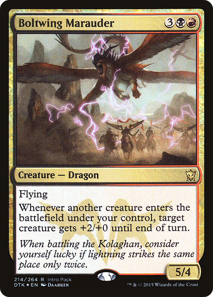 Boltwing Marauder (UMP-214) - Dragons of Tarkir Promos Foil