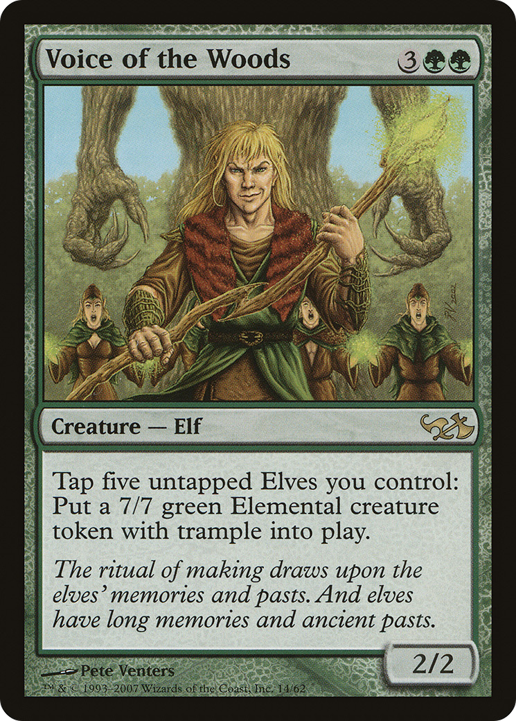 Voice of the Woods (EVG-014) - Duel Decks: Elves vs. Goblins Foil