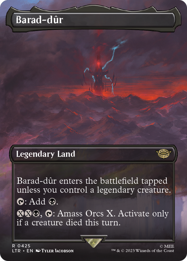 Barad-dur (0425) (Borderless) (LTR-425) - The Lord of the Rings: Tales of Middle-earth