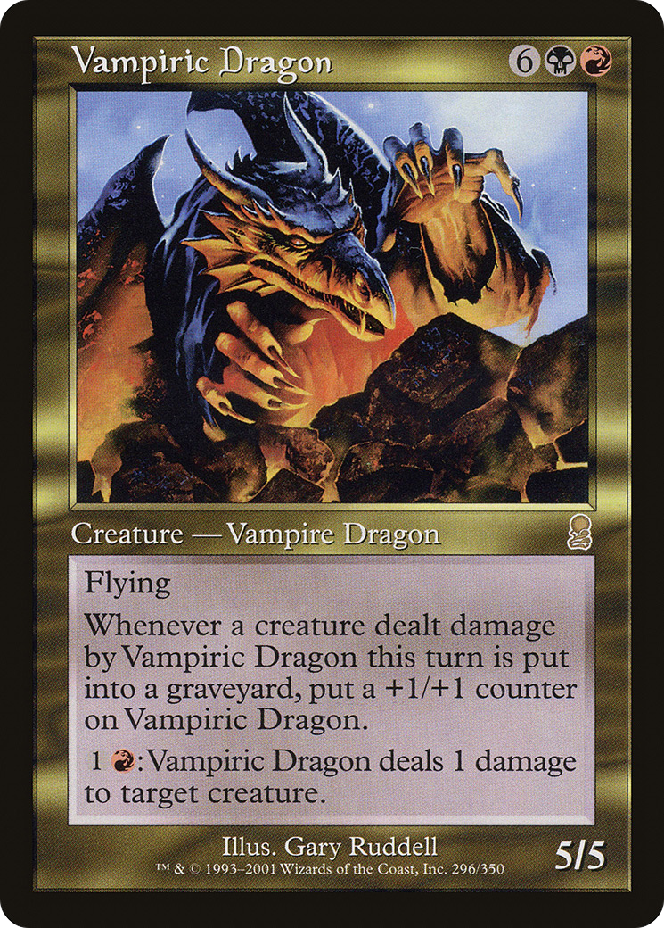 Vampiric Dragon (ODY-296) - Odyssey Foil