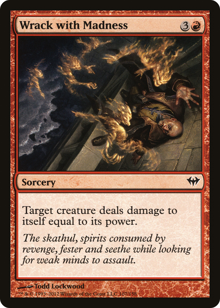 Wrack with Madness (DKA-107) - Dark Ascension Foil