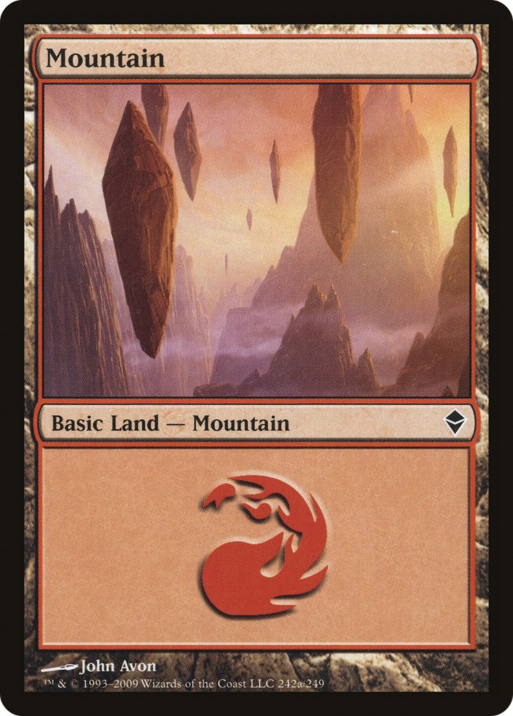 Mountain (242a) (ZEN-242A) - Zendikar