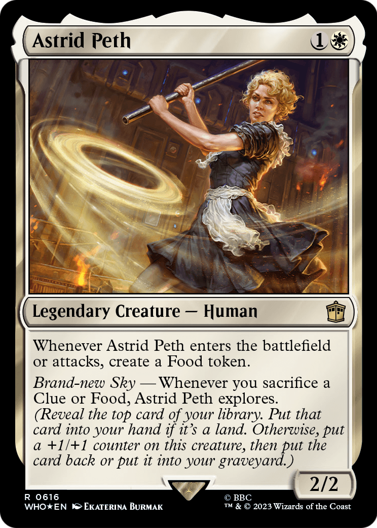 Astrid Peth (Surge Foil) (WHO-616) - Doctor Who Foil