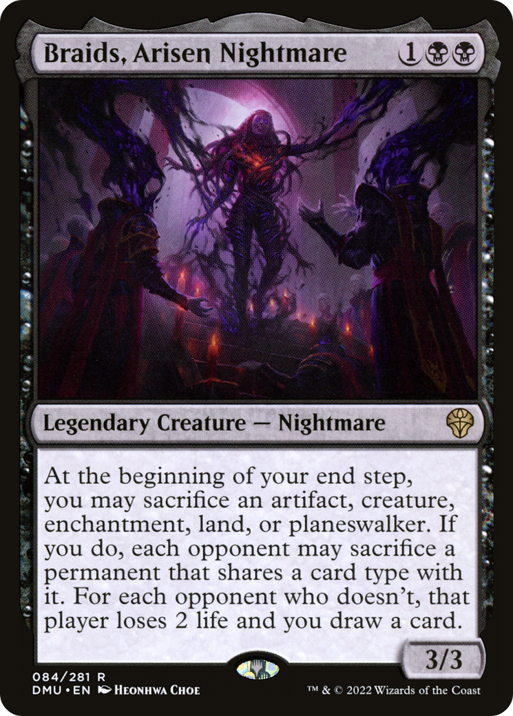 Braids, Arisen Nightmare (DMU-084) - Dominaria United Foil