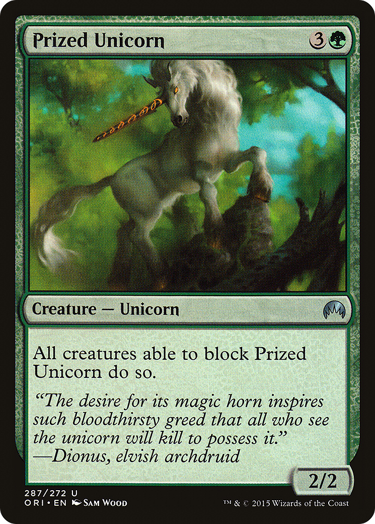 Prized Unicorn (ORI-287) - Magic Origins