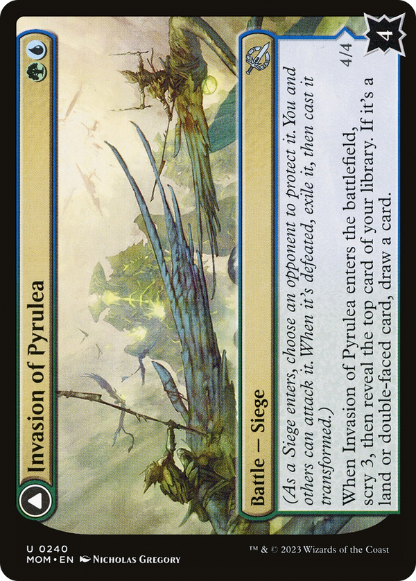 Invasion of Pyrulea (MOM-240) - March of the Machine