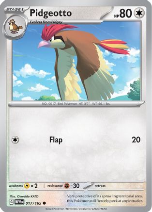 Pidgeotto 017  SV Scarlet & Violet 151 - Common
