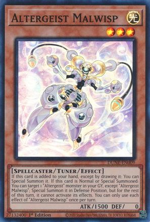 Altergeist Malwisp (DUNE-EN009) - Duelist Nexus 1st Edition