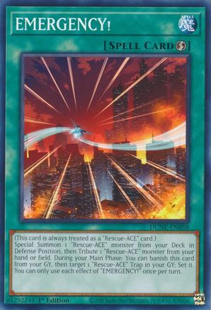 EMERGENCY! (DUNE-EN058) - Duelist Nexus 1st Edition