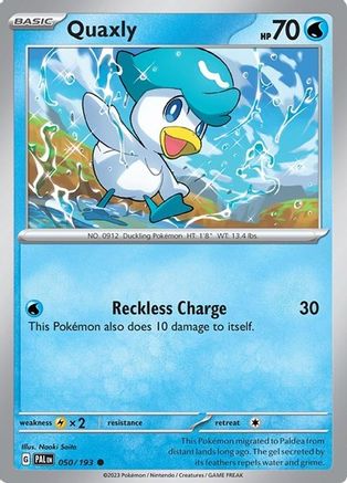 Quaxly (Summer 2023 Collector Chest) 050/193  - Holofoil Miscellaneous Cards & Products - Common