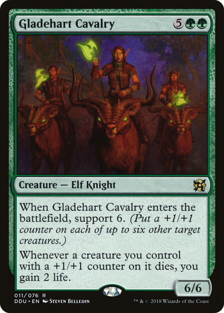 Gladehart Cavalry (DDU-011) - Duel Decks: Elves vs. Inventors
