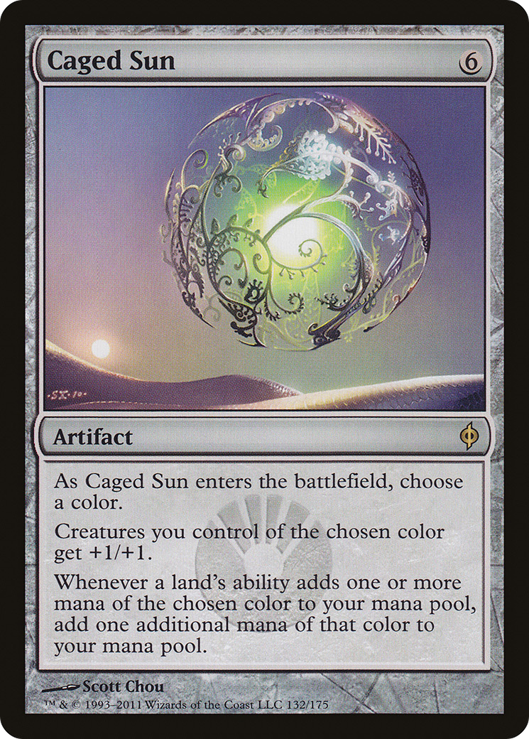 Caged Sun (NPH-132) - New Phyrexia Foil