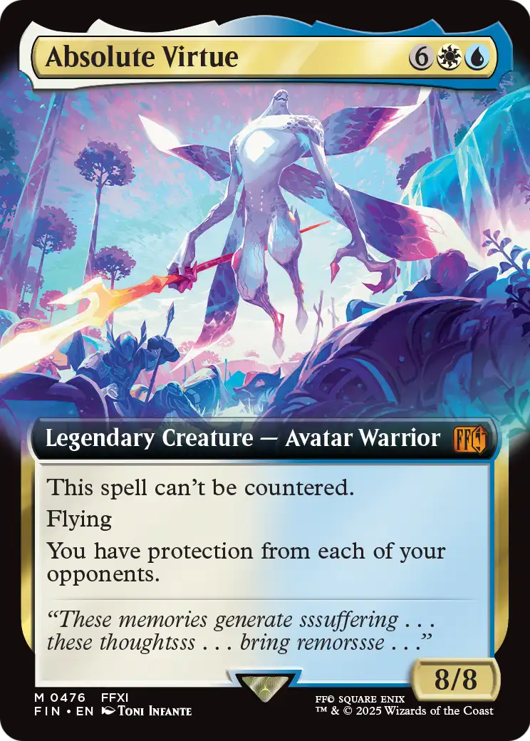 Absolute Virtue (Extended Art) (FIN-476) - FINAL FANTASY: (Extended Art) Foil