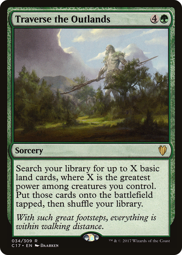 Traverse the Outlands (C17-034) - Commander 2017
