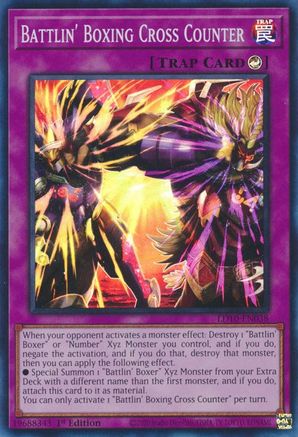 Battlin' Boxing Cross Counter (LD10-EN038) - Legendary Duelists: Soulburning Volcano 1st Edition