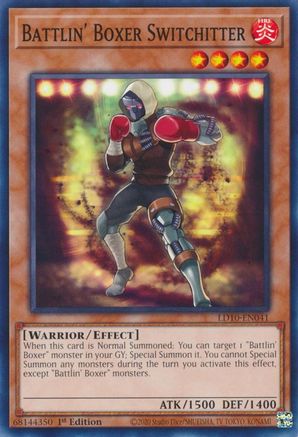 Battlin' Boxer Switchitter (LD10-EN041) - Legendary Duelists: Soulburning Volcano 1st Edition