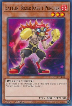 Battlin' Boxer Rabbit Puncher (LD10-EN054) - Legendary Duelists: Soulburning Volcano 1st Edition