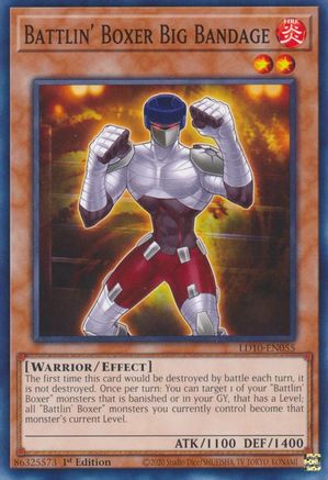 Battlin' Boxer Big Bandage (LD10-EN055) - Legendary Duelists: Soulburning Volcano 1st Edition