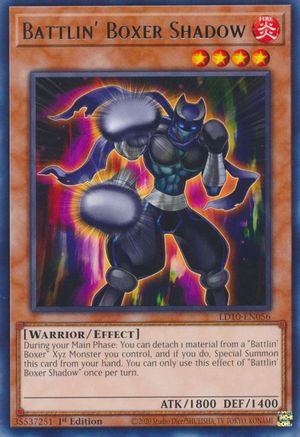Battlin' Boxer Shadow (LD10-EN056) - Legendary Duelists: Soulburning Volcano 1st Edition