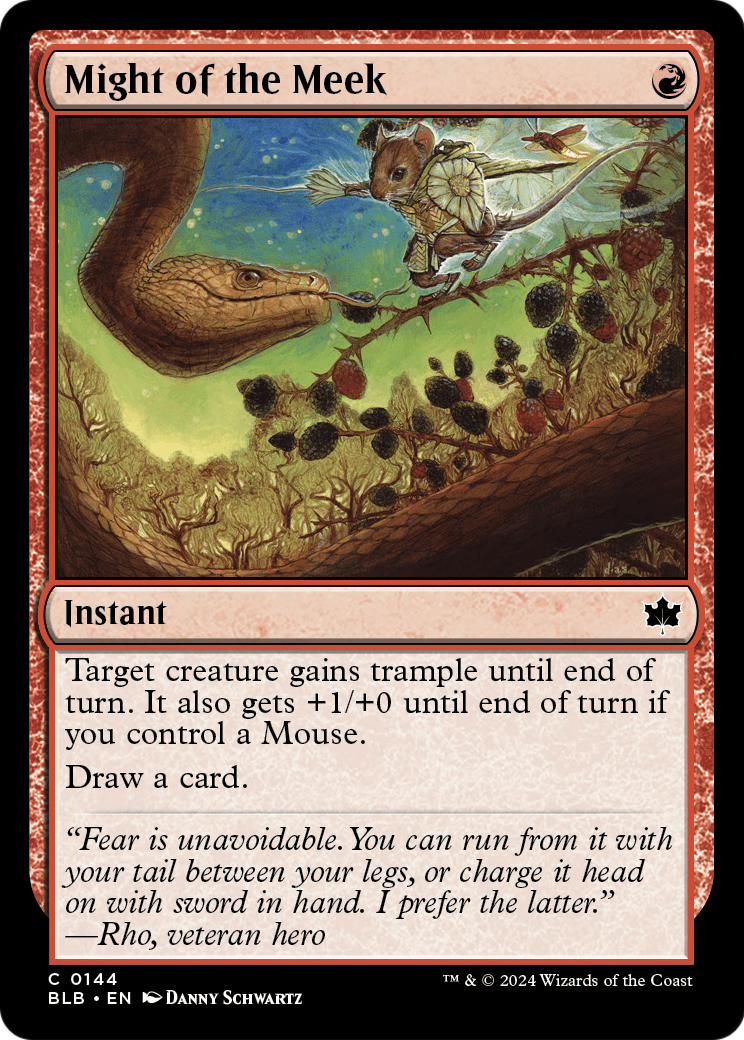 Might of the Meek (BLB-144) - Bloomburrow