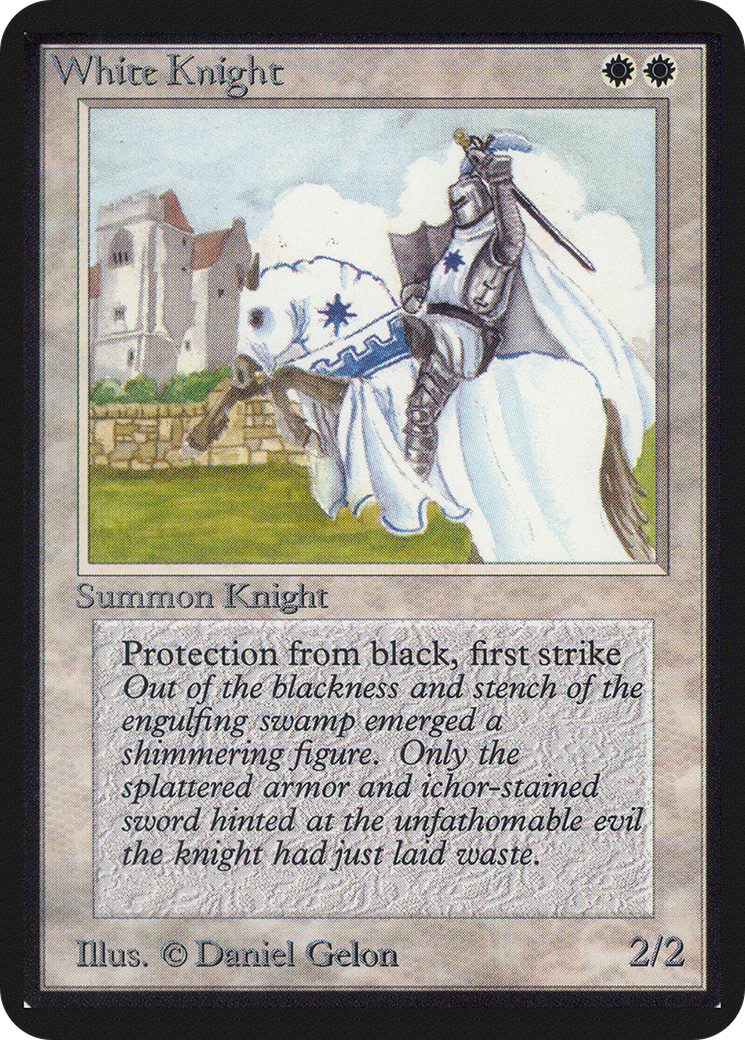 White Knight (LEA-) - Limited Edition Alpha