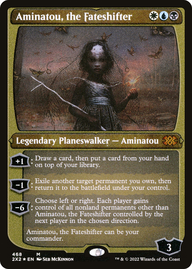 Aminatou, the Fateshifter (Foil Etched) (2X2-468) - Double Masters 2022 Foil