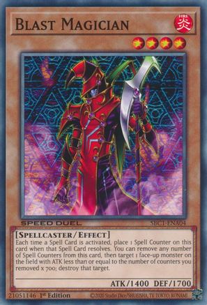 Blast Magician (SBC1-ENA04) - Speed Duel: Streets of Battle City 1st Edition