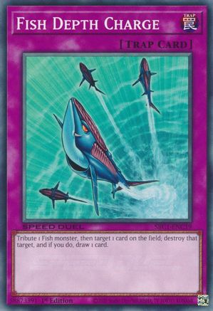 Fish Depth Charge (SBC1-ENC19) - Speed Duel: Streets of Battle City 1st Edition