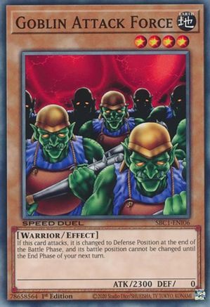 Goblin Attack Force (SBC1-ENI06) - Speed Duel: Streets of Battle City 1st Edition
