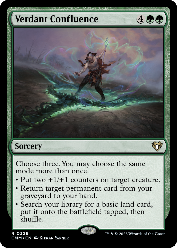 Verdant Confluence (CMM-329) - Commander Masters Foil