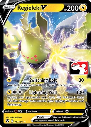 Regieleki V 057  - Holofoil Prize Pack Series Cards - Ultra Rare