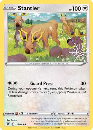 Stantler (Holiday Calendar) 125/189  - Holofoil Miscellaneous Cards & Products - Common