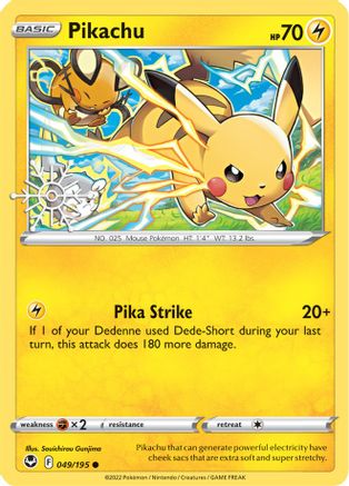 Pikachu (Holiday Calendar) 049/195  - Holofoil Miscellaneous Cards & Products - Common