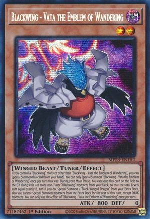 Blackwing - Vata the Emblem of Wandering (MP23-EN152) - 25th Anniversary Tin: Dueling Heroes Mega Pack 1st Edition
