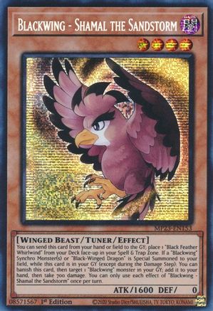 Blackwing - Shamal the Sandstorm (MP23-EN153) - 25th Anniversary Tin: Dueling Heroes Mega Pack 1st Edition