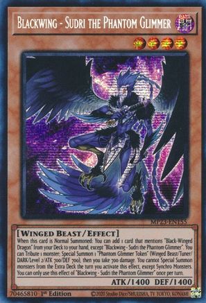 Blackwing - Sudri the Phantom Glimmer (MP23-EN155) - 25th Anniversary Tin: Dueling Heroes Mega Pack 1st Edition