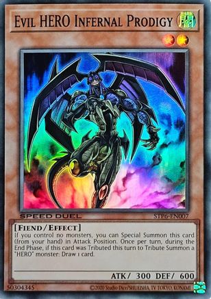 Evil HERO Infernal Prodigy (STP6-EN007) - Speed Duel: Tournament Pack 6 Unlimited
