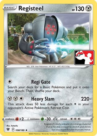 Registeel  Prize Pack Series Cards - Rare