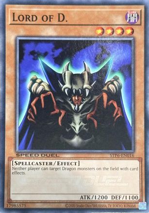 Lord of D. (STP6-EN016) - Speed Duel: Tournament Pack 6 Unlimited