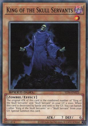 King of the Skull Servants (STP6-EN022) - Speed Duel: Tournament Pack 6 Unlimited