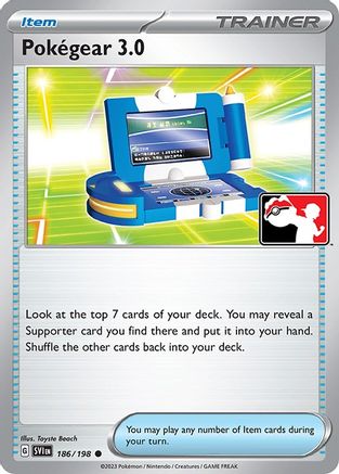 Pokegear 3.0 186  Prize Pack Series Cards - Common