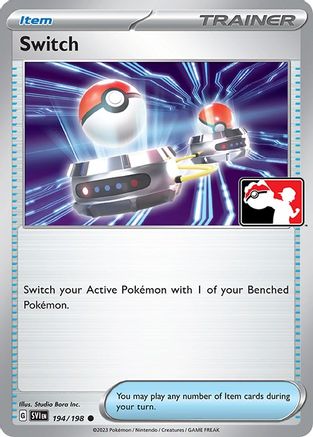 Switch 194/198  - Holofoil Prize Pack Series Cards - Common