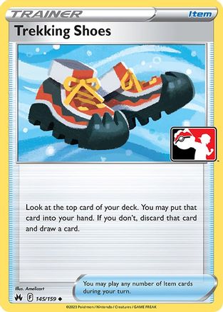 Trekking Shoes 145/159  - Holofoil Prize Pack Series Cards - Uncommon