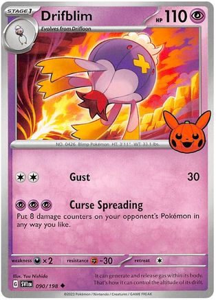 Drifblim 090  Trick or Trade BOOster Bundle 2023 - Uncommon