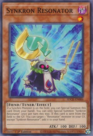 Synkron Resonator (SDCK-EN006) - Structure Deck: The Crimson King 1st Edition