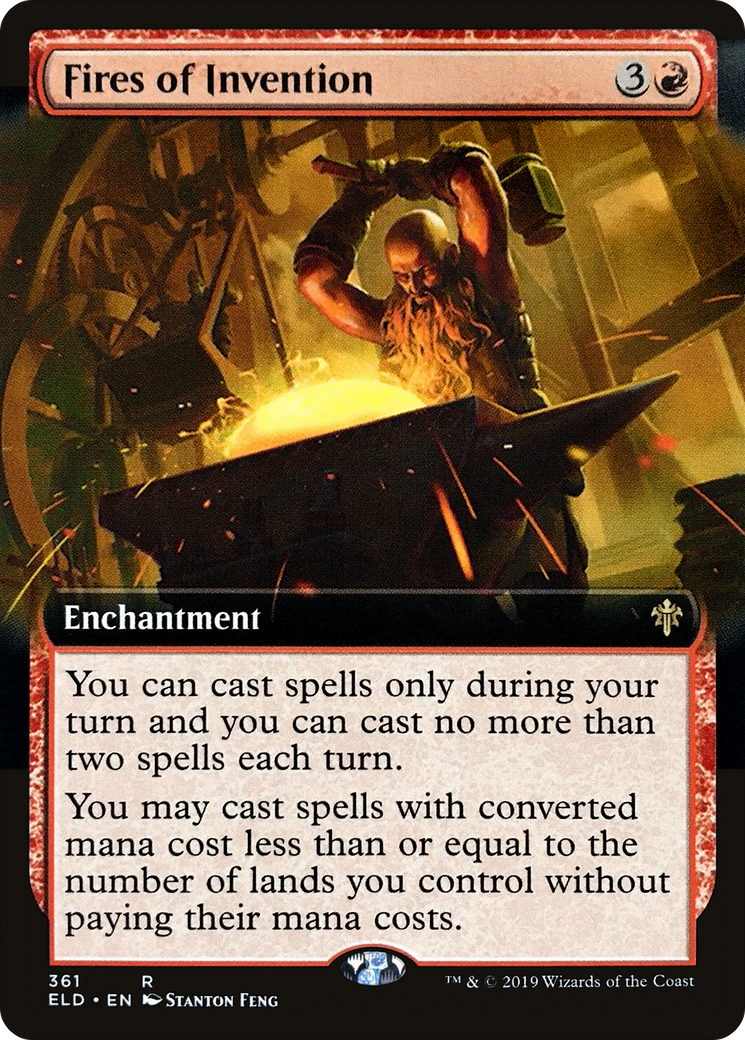 Fires of Invention (Extended Art) (ELD-361) - Throne of Eldraine: (Extended Art)