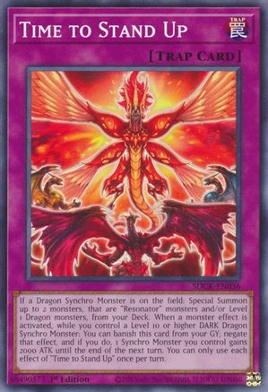Time to Stand Up (SDCK-EN036) - Structure Deck: The Crimson King 1st Edition